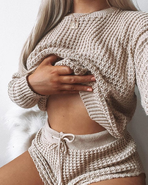 Kim Fall Knit Two Piece Set