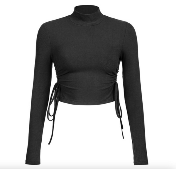 Teresa Turtleneck Tie Top