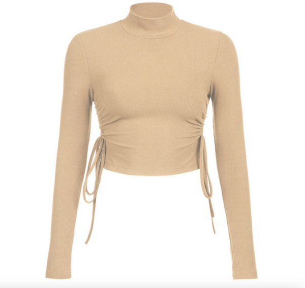 Teresa Turtleneck Tie Top