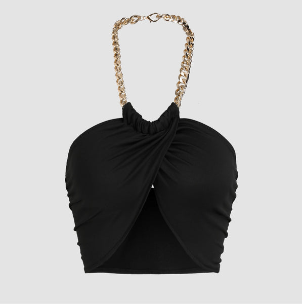 Casey Chain Halter Top