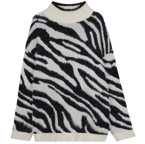 Polly Print Oversized Pullover