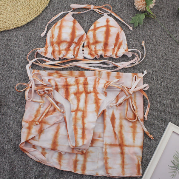 Caramel Havana 3 Piece Bikini