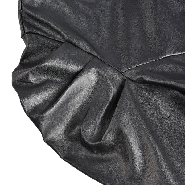 Iman Black Faux Leather Jacket