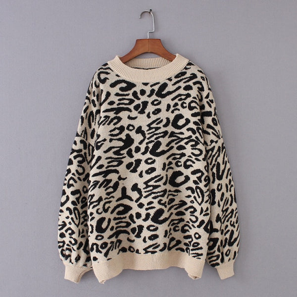 Polly Print Oversized Pullover